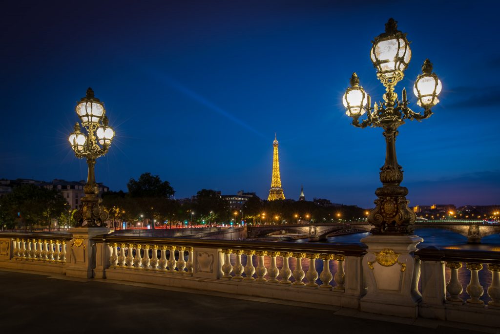 Eiffel Tower from Pont Alexandre III
